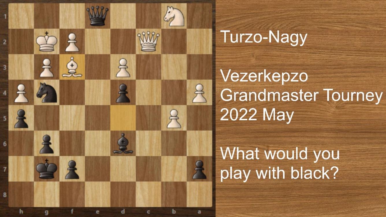 Endgame tactics against Grandmaster Gabor Nagy