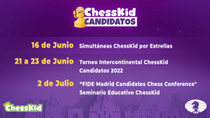 ChessKid, presente en el Torneo de Candidatos de Ajedrez 2022