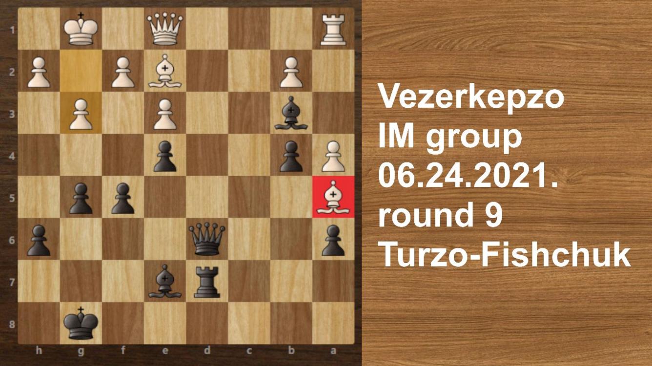 Semi-Tarrasch 5.cxd5 cxd4 | round 9 of Vezerkepzo June IM | Turzo-Fishchuk