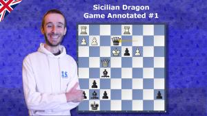 Sicilian Dragon as black - How to attack with castle in opposite side - Game Annotated #1