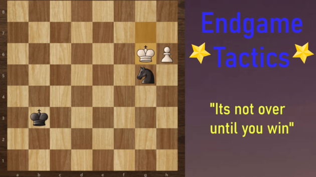 Why are Endgames Important to Learn? Tactics.