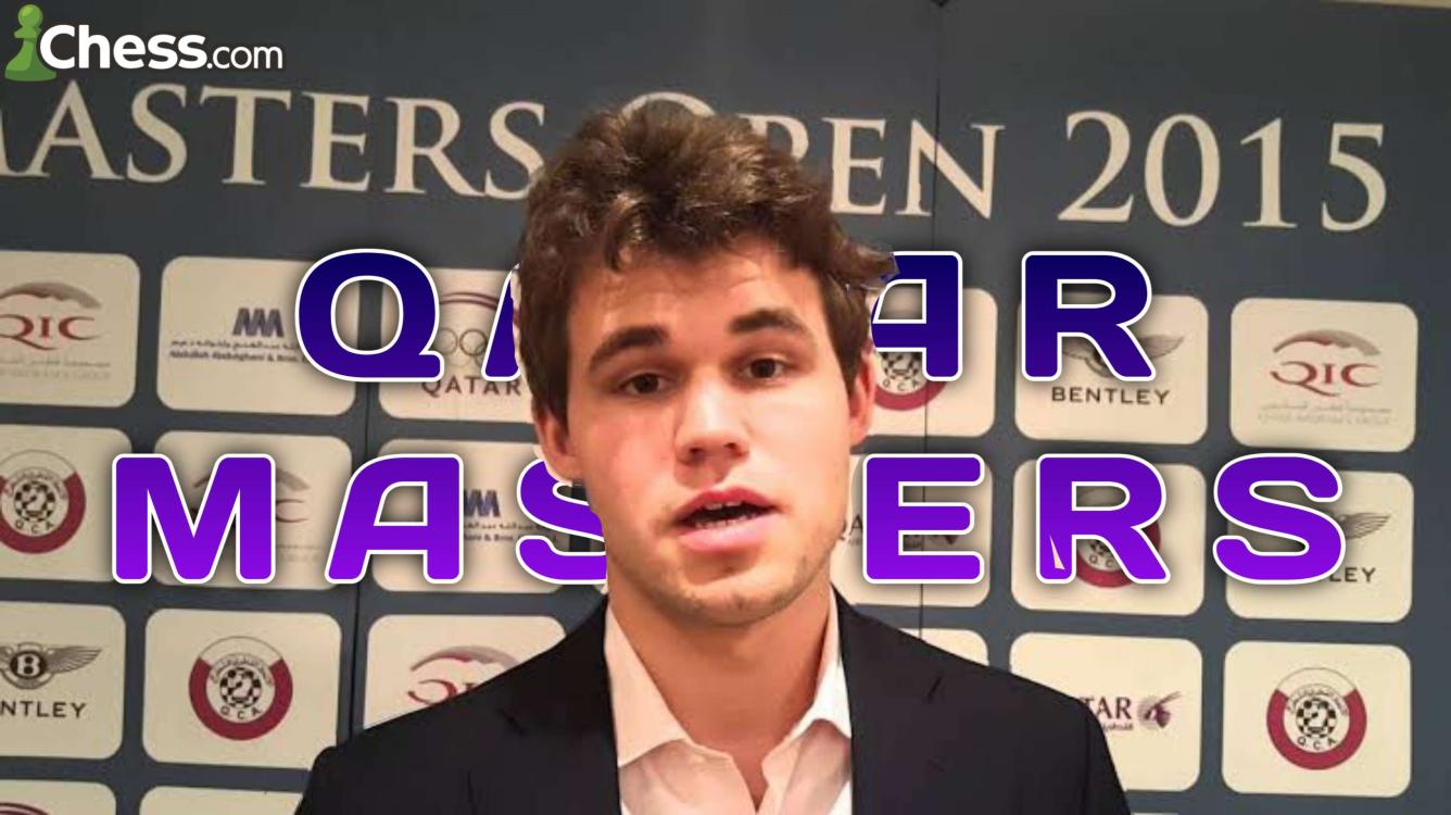 Magnus Carlsen plays this year's revived Qatar Masters