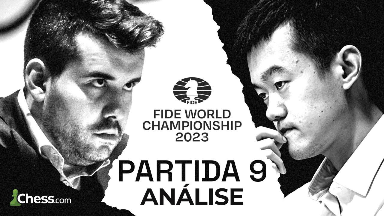 Cornetagem do Campeonato Mundial de Xadrez 2023 - Partida 14 