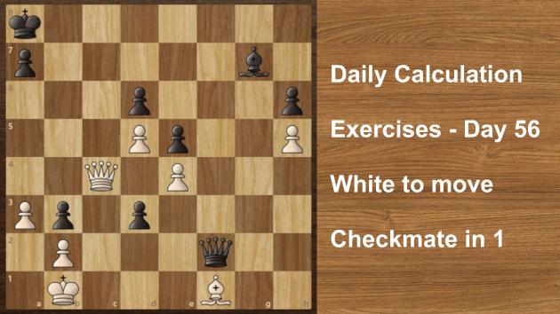 Daily Calculation Exercises - Day 56 | Middlegame Magic