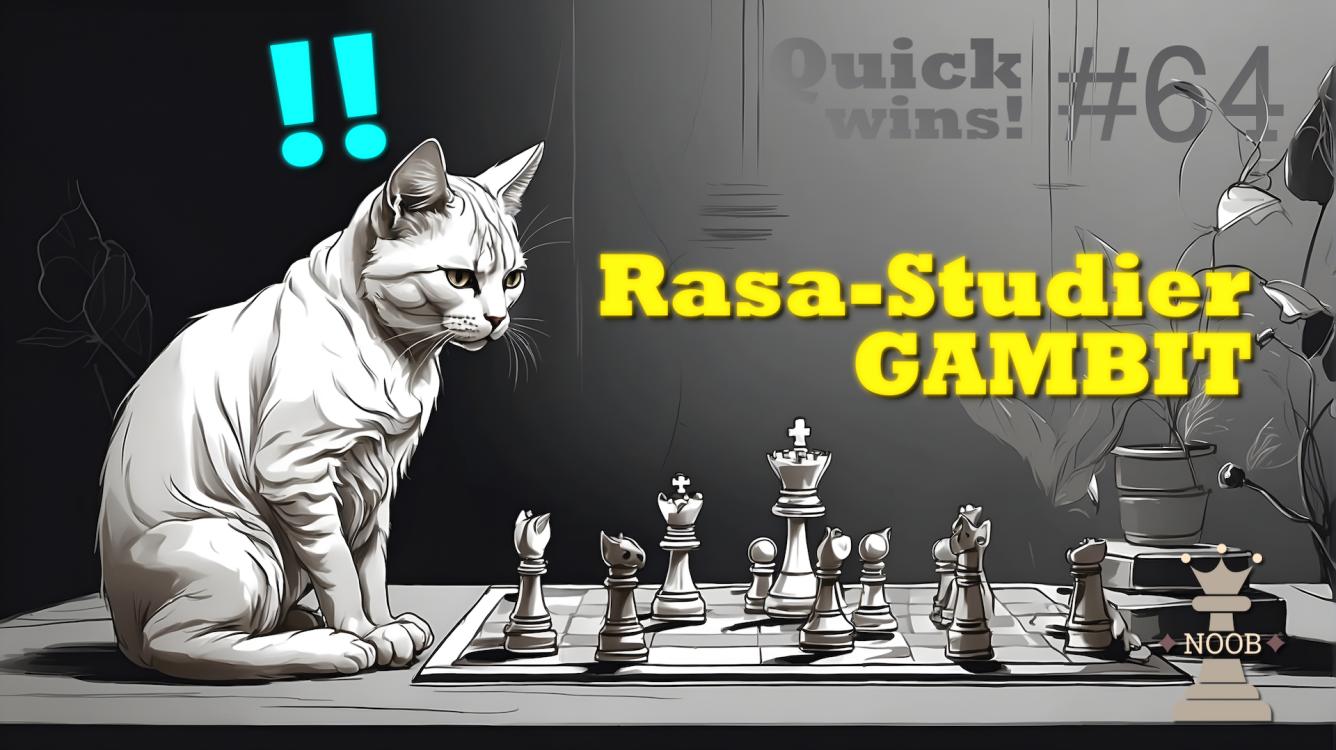 Rasa-Studier Gambit | CRUSH the Caro-Kann! ⚡ Quick Wins #64