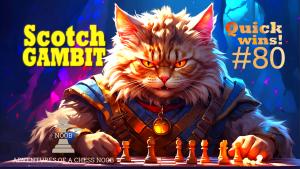 Scotch Gambit | LETHAL 8-move checkmate! ⚡ Quick Wins #80