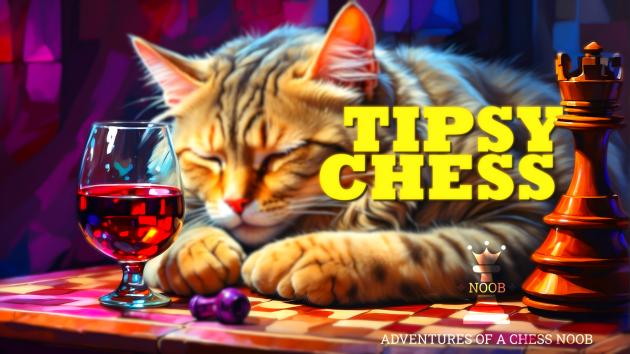 TIPSY Chess | WINNING after blundering 2 pieces in the opening! 🤪