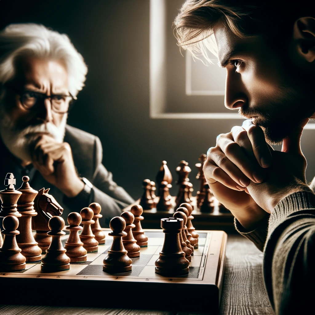 A Grandmaster's Thinking Model For Chess Defence