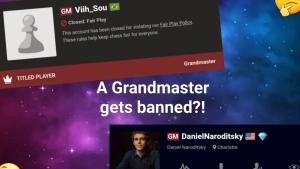 A Grandmaster Account gets banned for cheating in chess!!!! 🤔😳😱😱😱