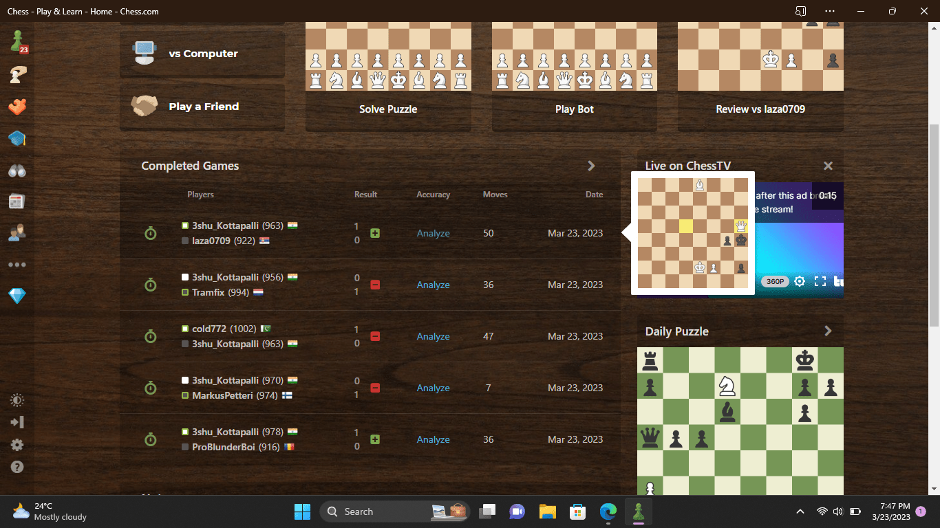 New tabs for analysis boards is annoying. - Chess Forums 