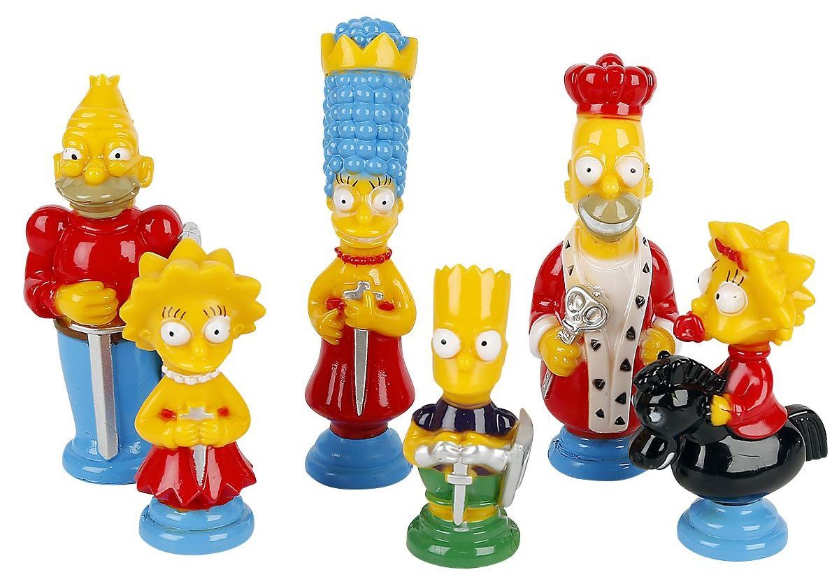 Desenho animado “Os Simpsons” ganha tabuleiro de xadrez 