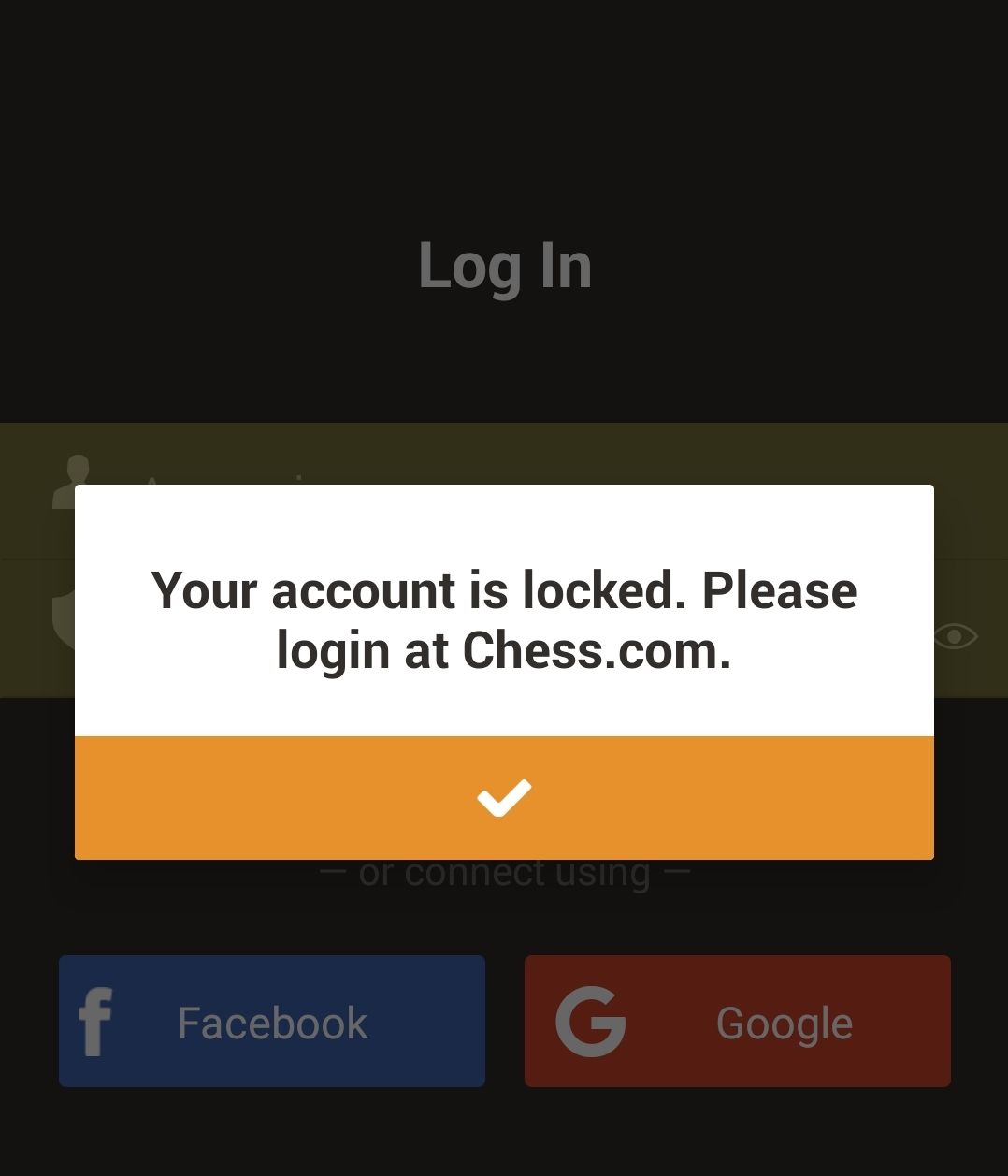 Account locked on the App - Chess Forums 