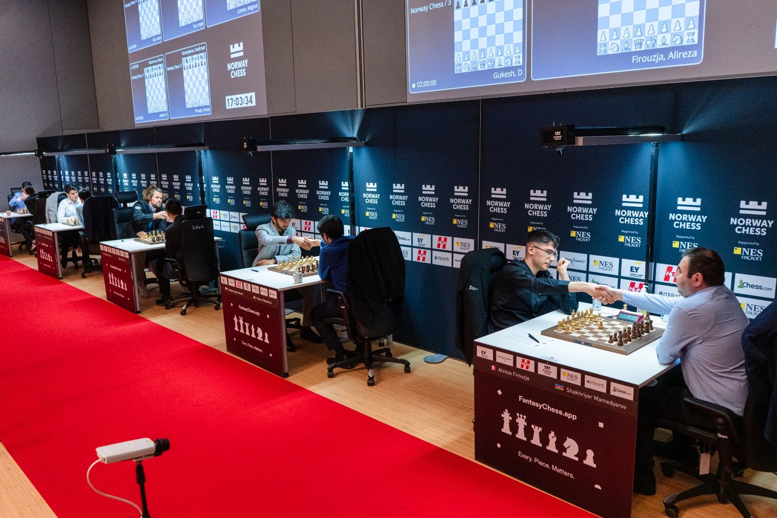 Norway Chess R2 Firouzja rebondit ; Nakamura et Abdusattorov