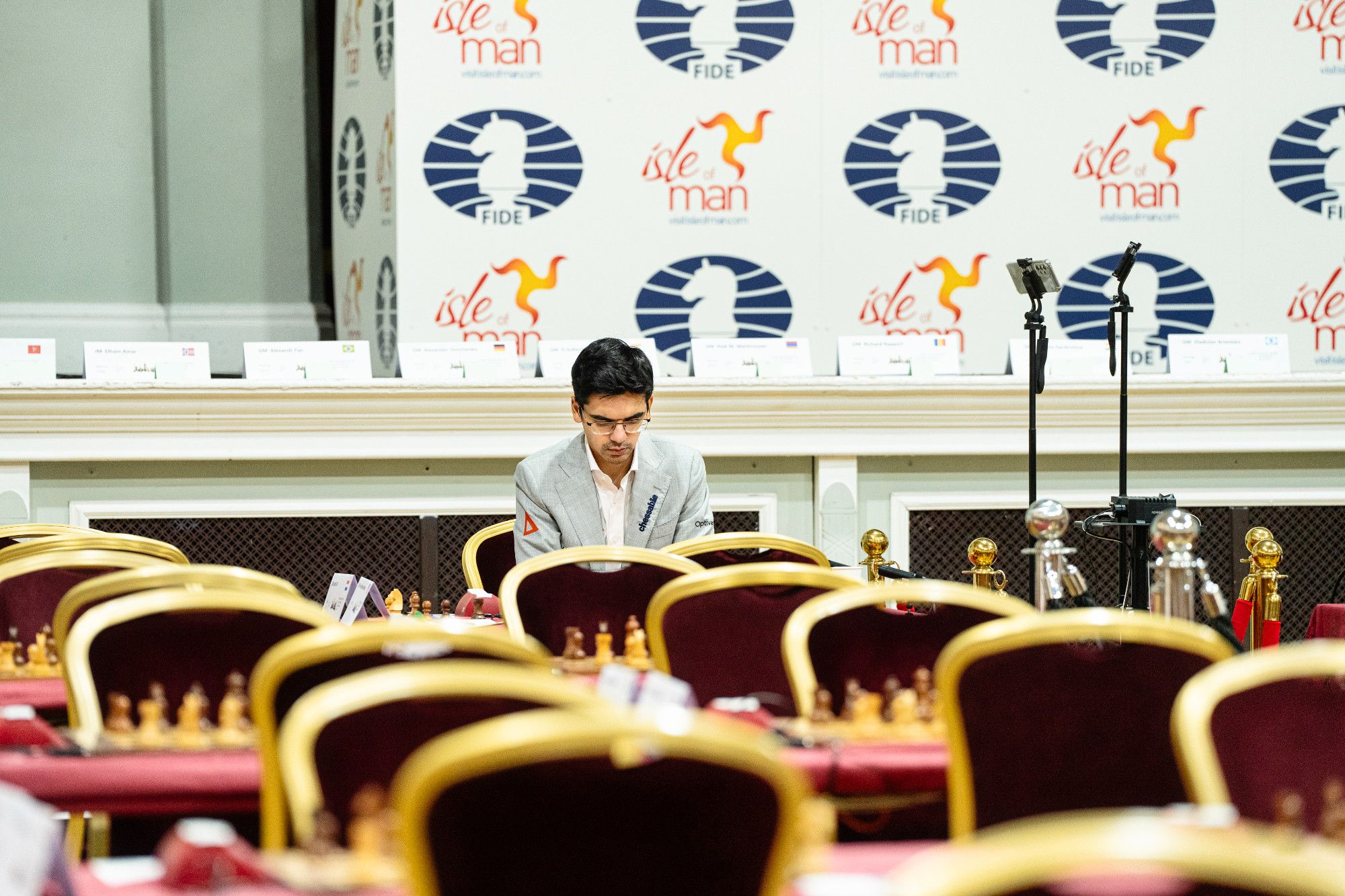The top 6 boards at the FIDE Grand Swiss all has decisive results today.  Hikaru, Esipenko, and Vidit are all tied for first going into tomorrow's  final round : r/chess