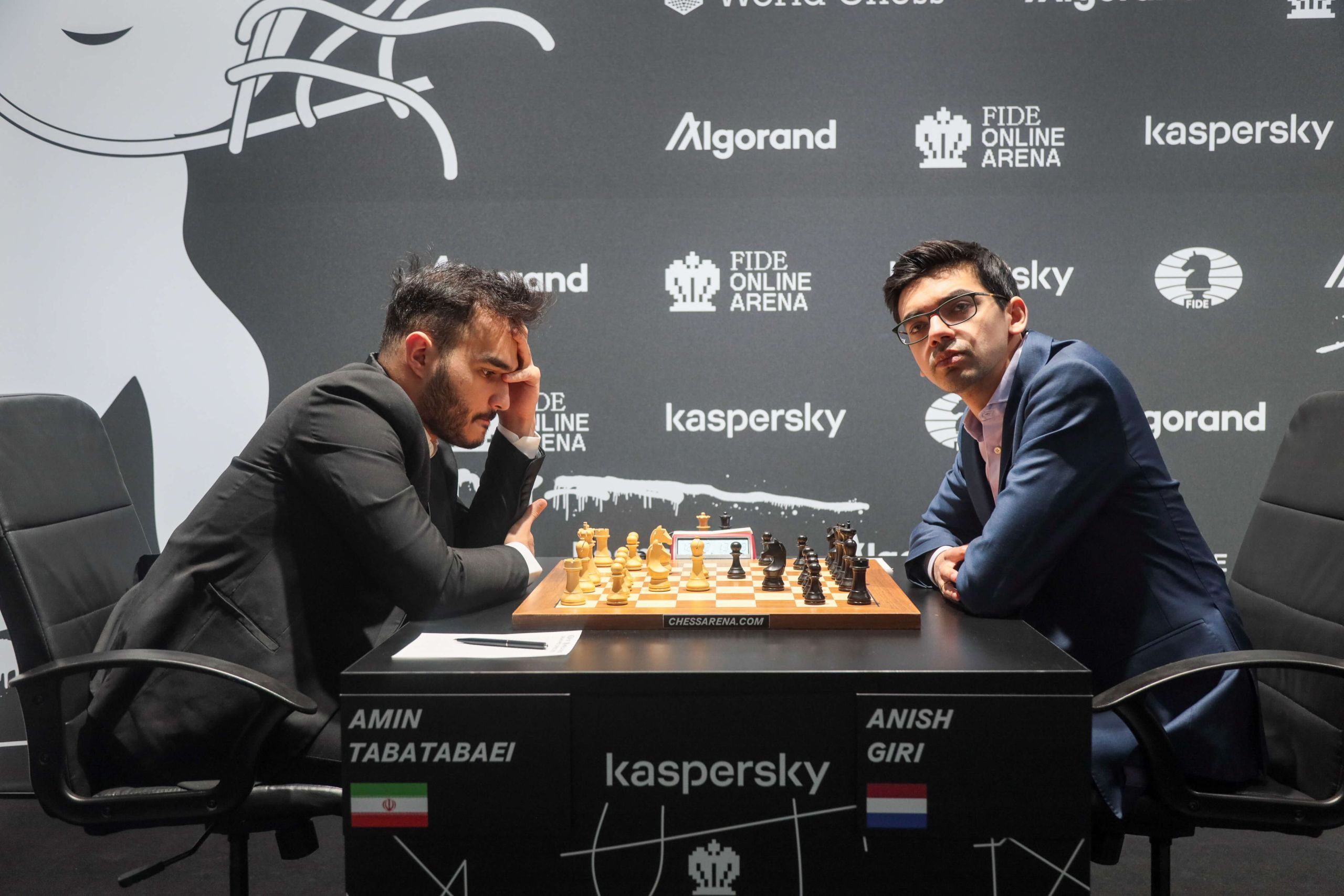 FIDE on Instagram: Day 1 saw one of the final leg of the #FIDEGrandPrix  draw and one win in each pool. Aronian, Dominguez, Predke and Vitiugov left  the playing hall with a