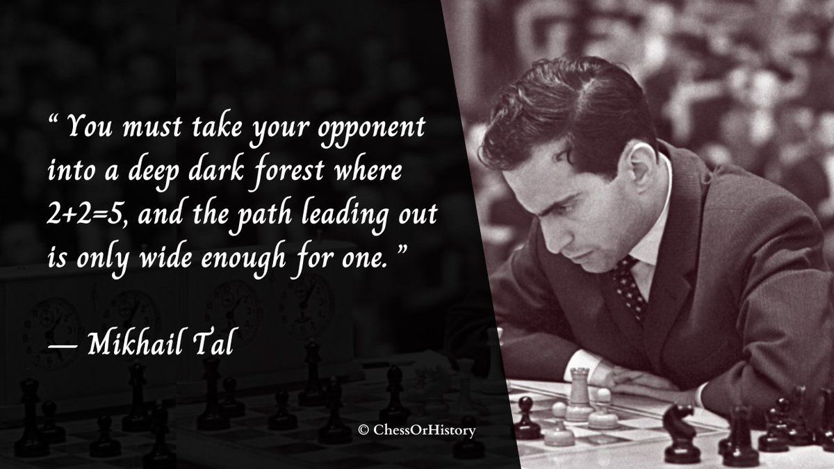 Chess Quote: Mikhail Tal  Chess quotes, Chess tactics, Learn chess