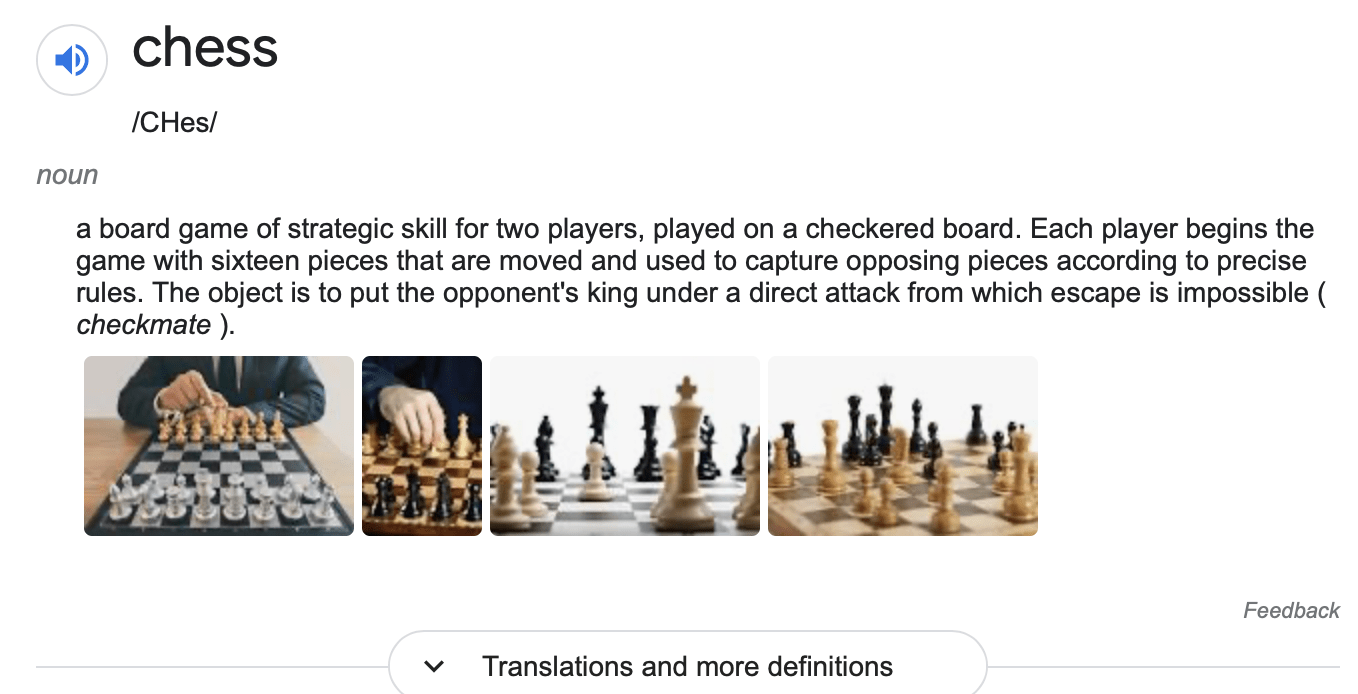 Blitz Chess - Chess Terms 