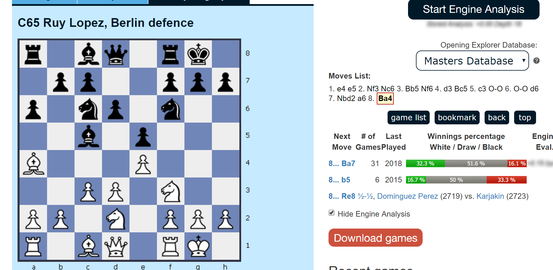 Learn the Ruy Lopez Berlin Defense - Chess Lessons 