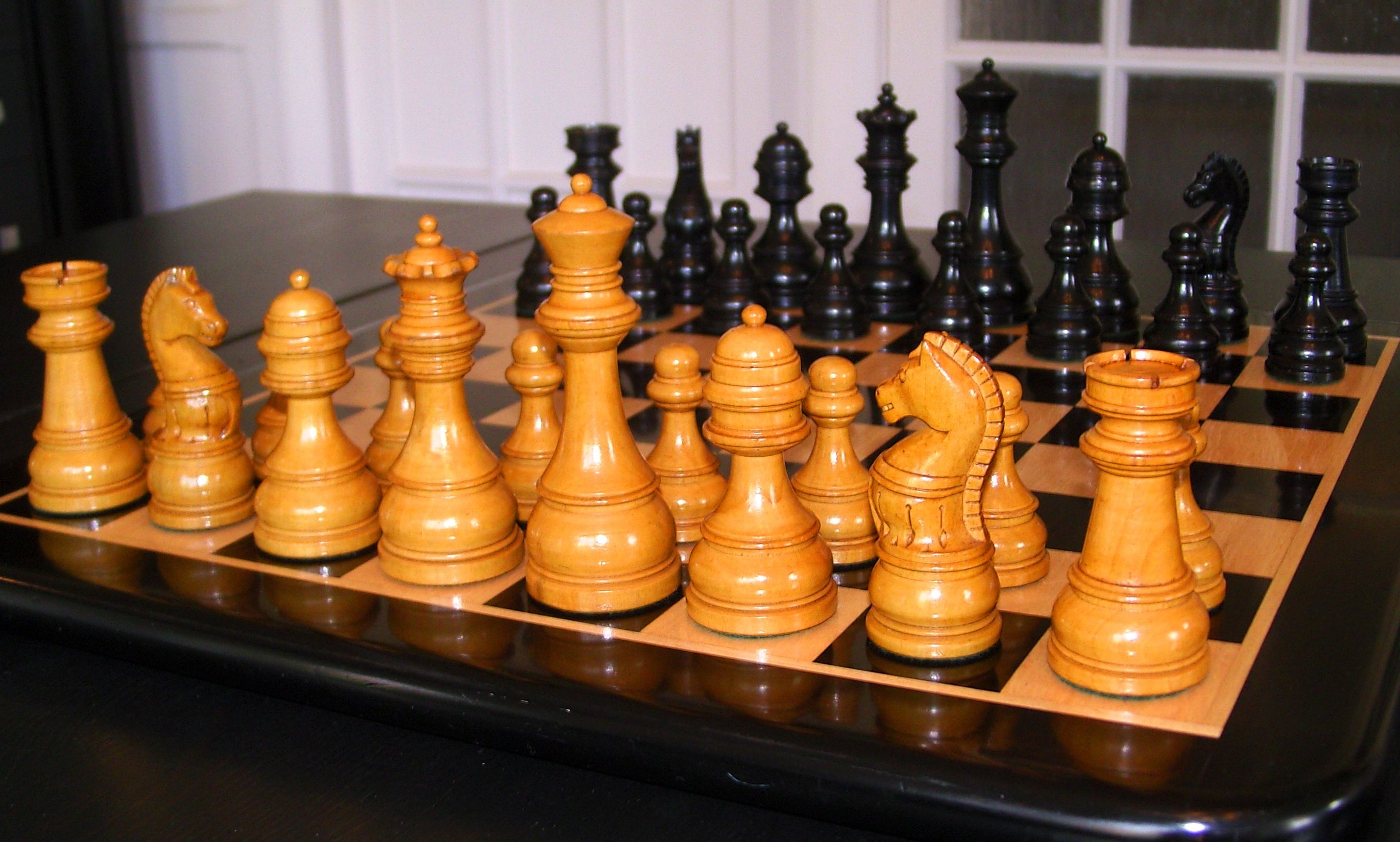 Unique Vintage Chess Set