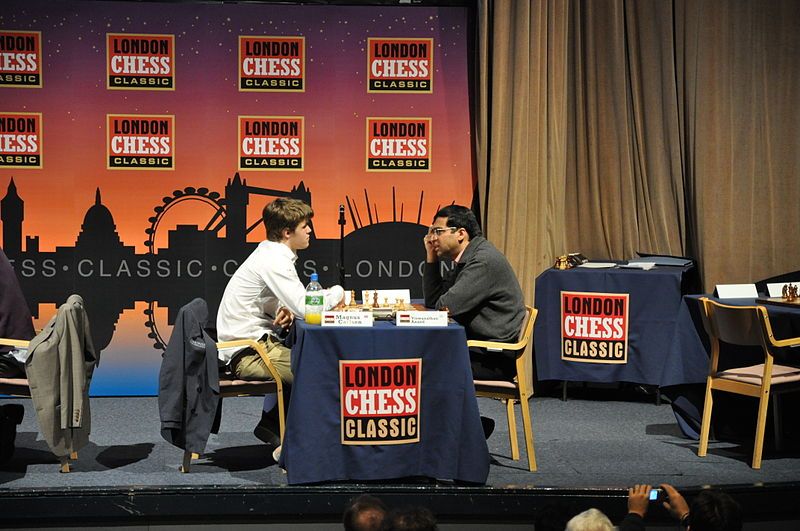 Carlsen vs Anand in 2010 London Chess Classic