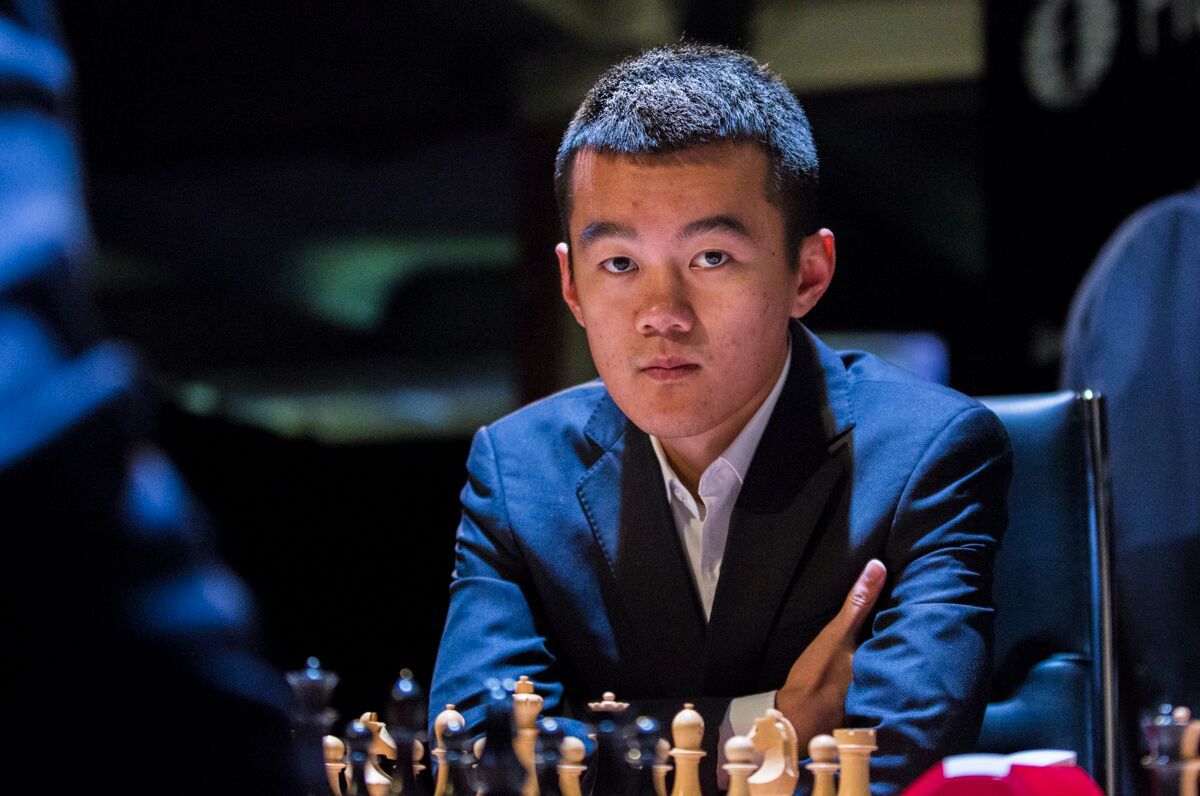 Ding Liren at the 2018 Candidates' Tournament
