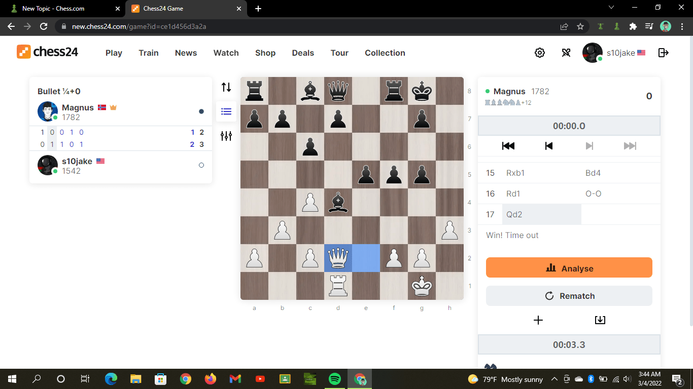 Beating Magnus in chess24 is ez - Chess Forums 
