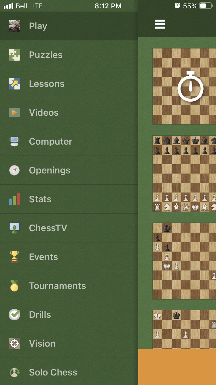Opening  browser version from within iPhone app - Chess Forums 
