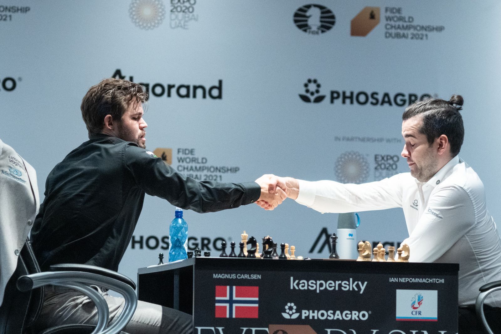 Magnus Carlsen vs. Ian Nepomniachtchi world chess championship