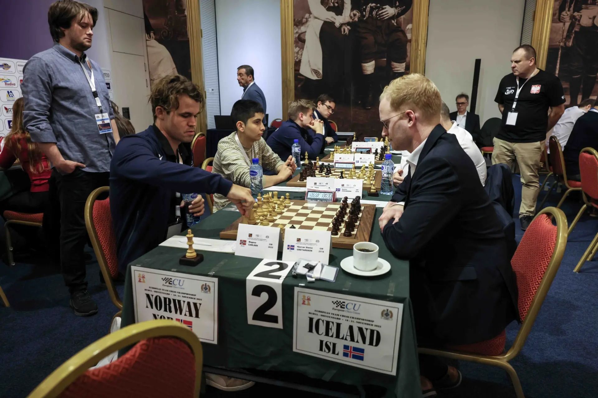 Two rounds to go at the European Team Chess Championship 2023 in