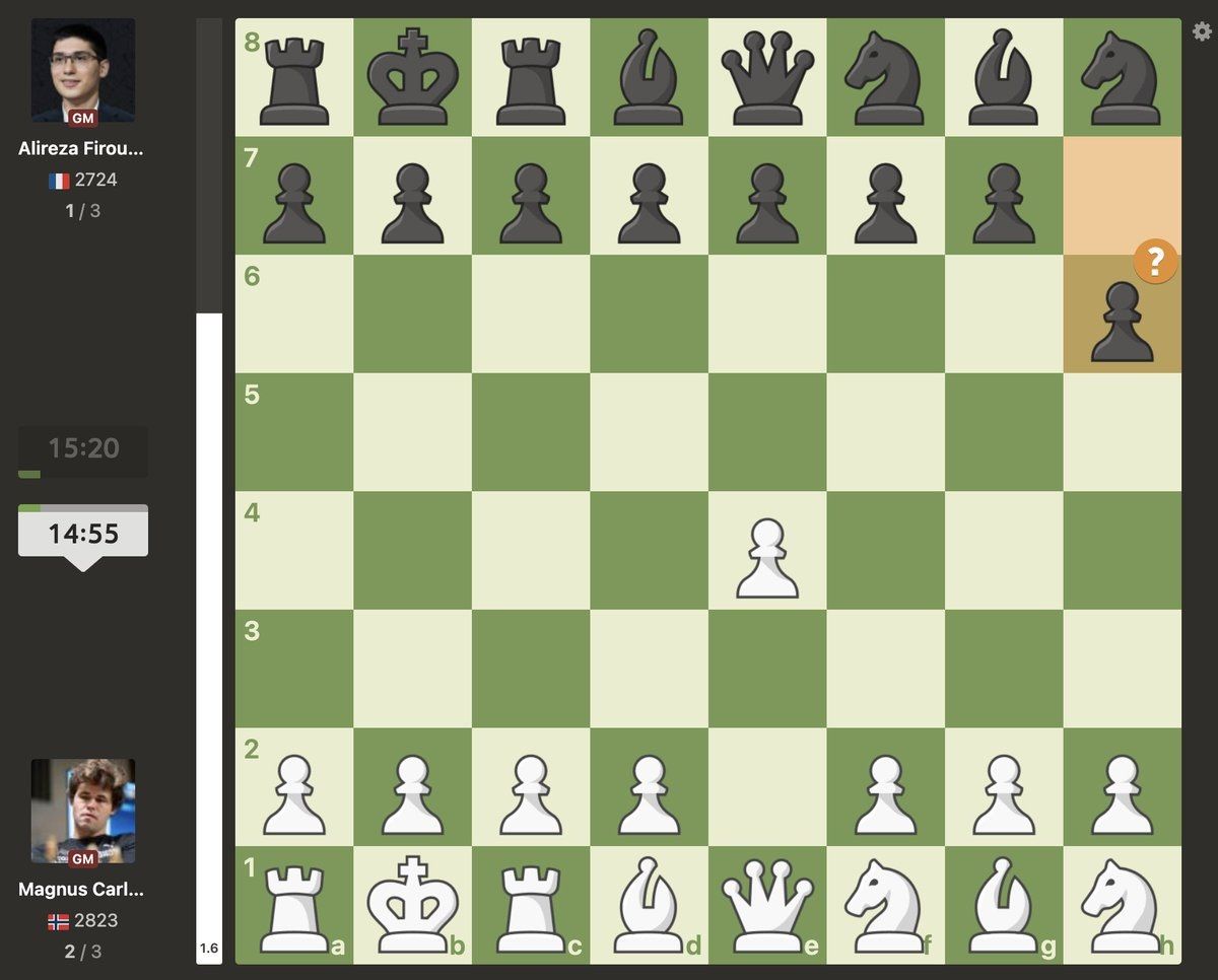 Freestyle chess day 4: Carlsen returns to beat Firouzja and reach semi-finals