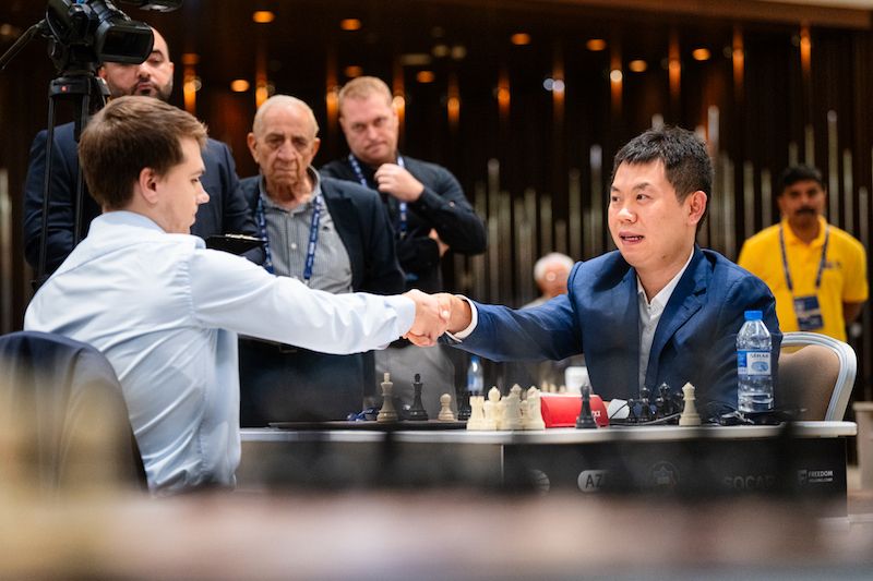 chess24.com on X: A thrilling double-edged game between Maghsoodloo and  Nakamura ends in a draw!  #QatarMasters2023   / X