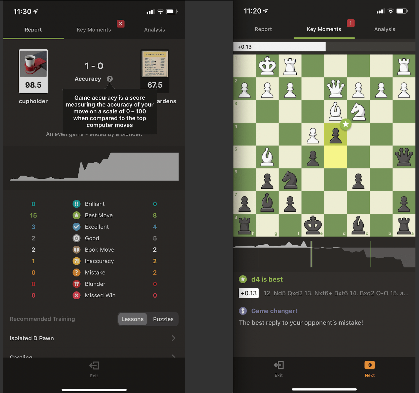 UI Improvements: chess.com like analysis UI/UX · Issue #13023