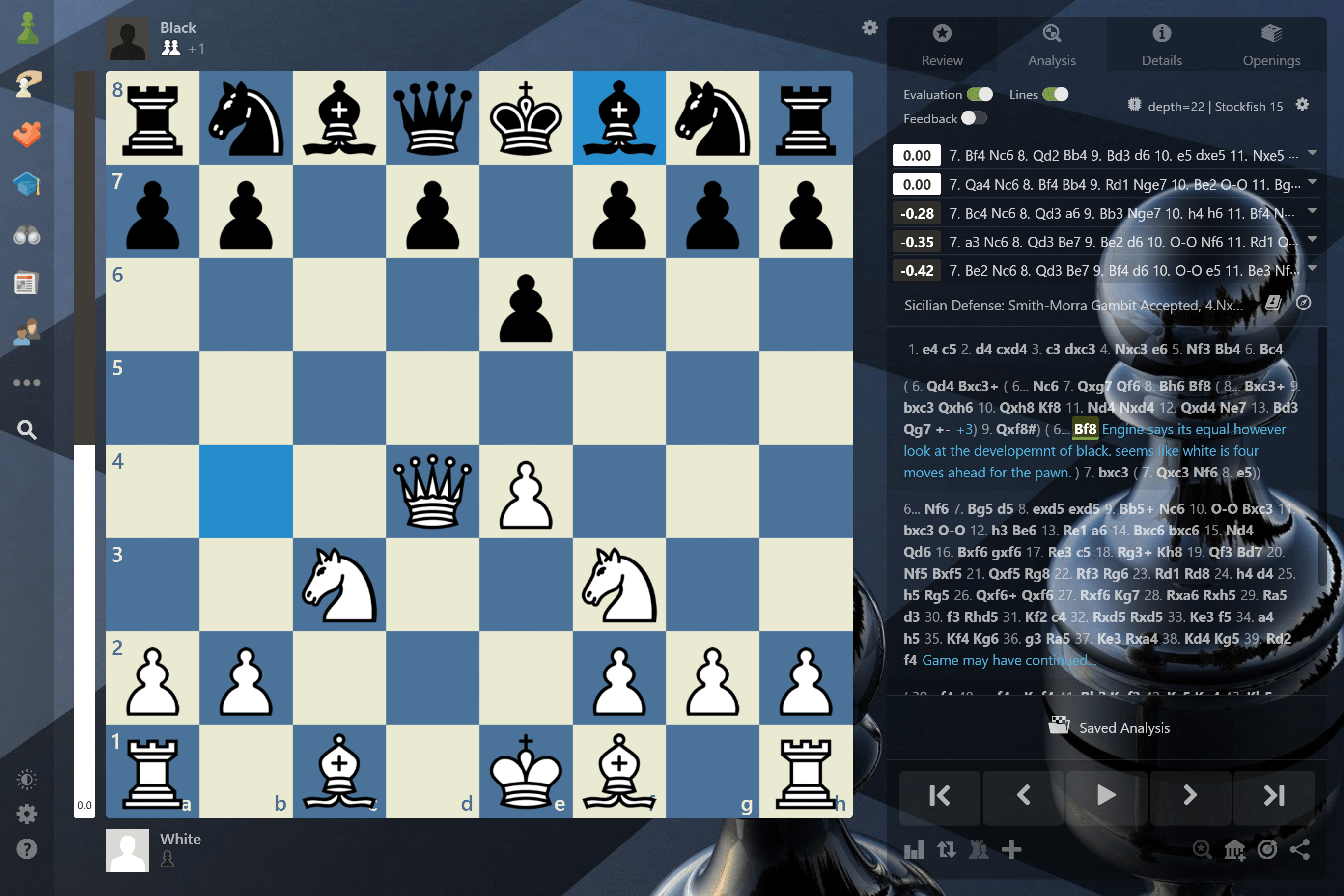 Buggy position evaluation in game review on the app. - Chess Forums 