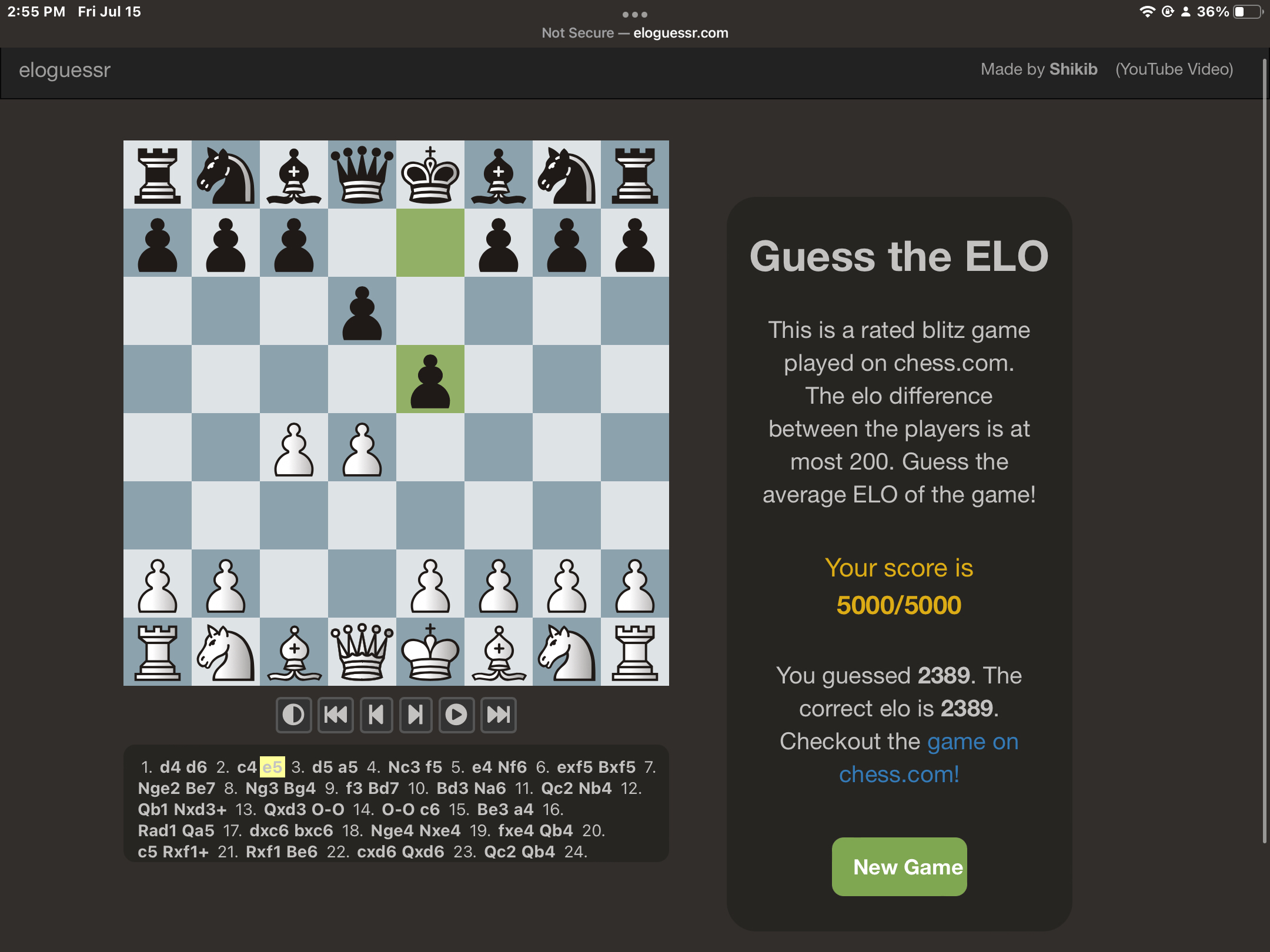 how big is the difference between elo and live rating? - Chess Forums 