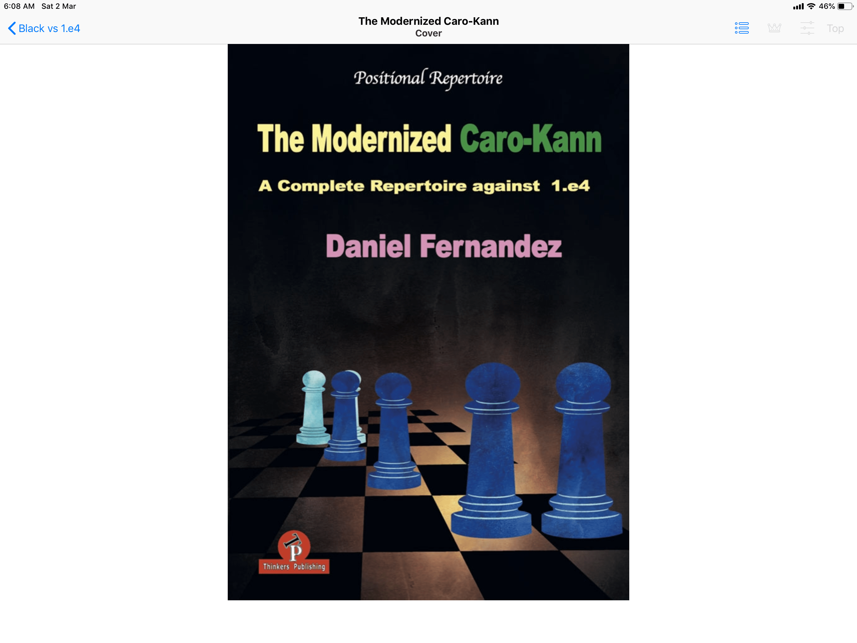 Caro Kann: Advanced Variation (Chess is Fun Book 21) See more