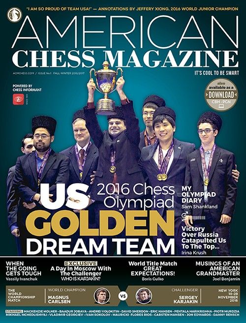 MC on 'TIME 100' Influential Icons List ~ Chess Magazine Black and