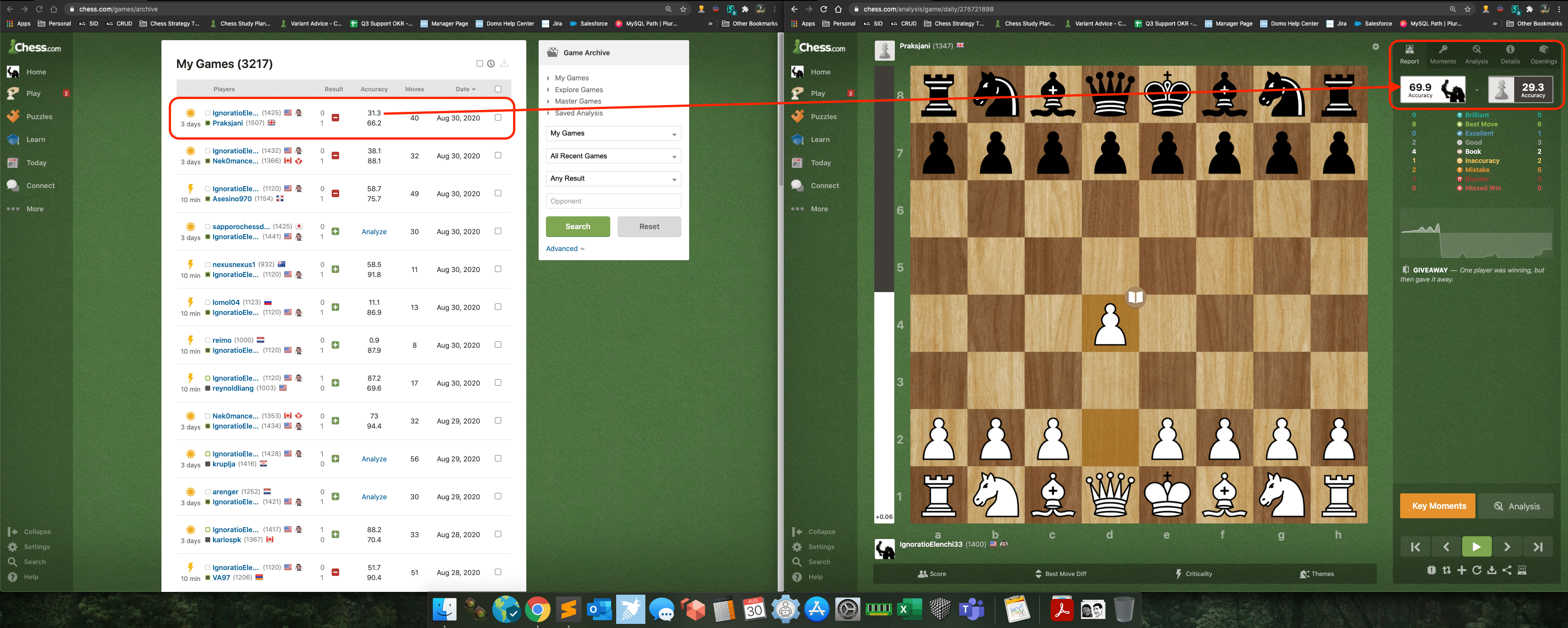 Game analysis broken - Chess Forums 