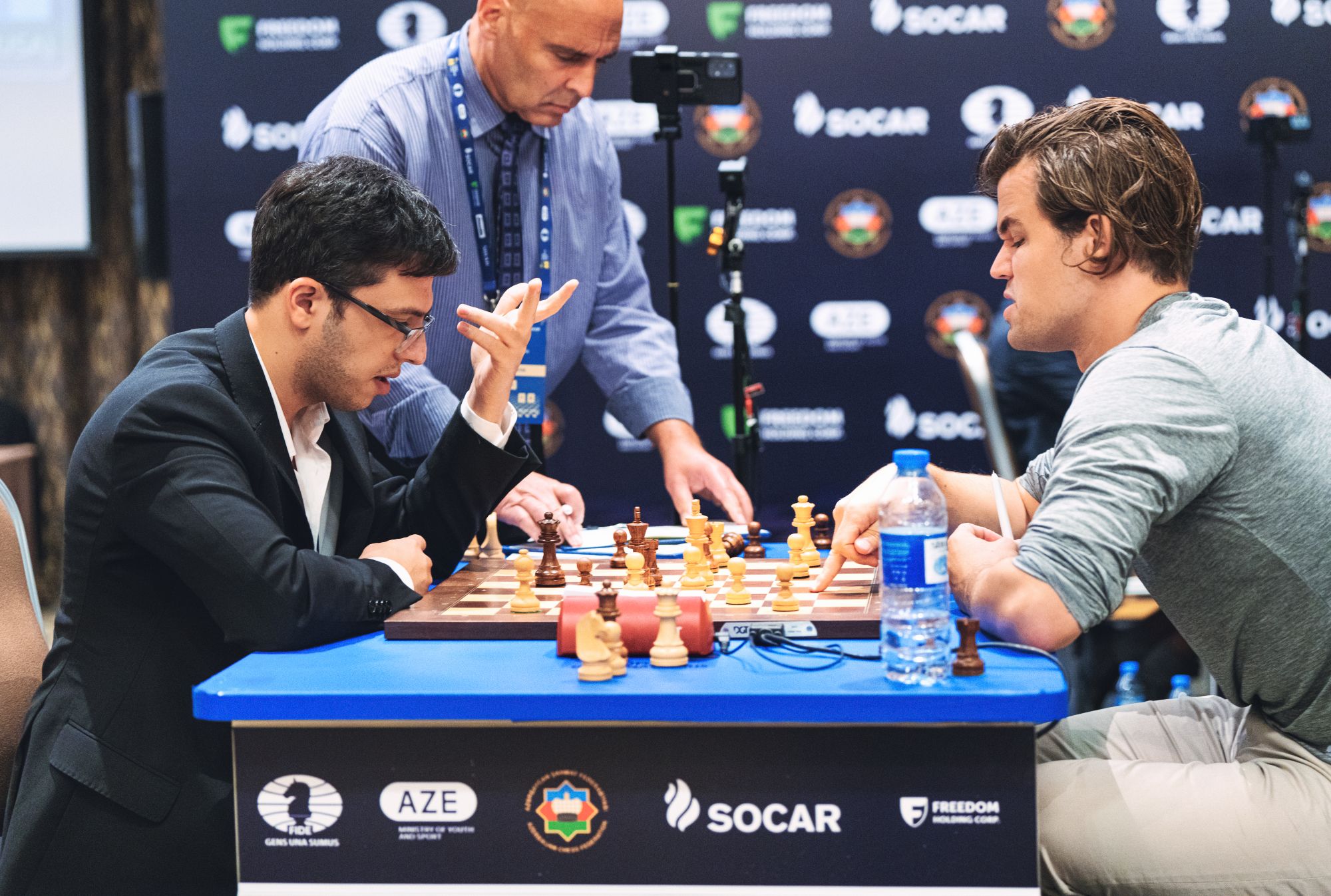 From knight to king: Pragg vs Carlsen first game of chess finals