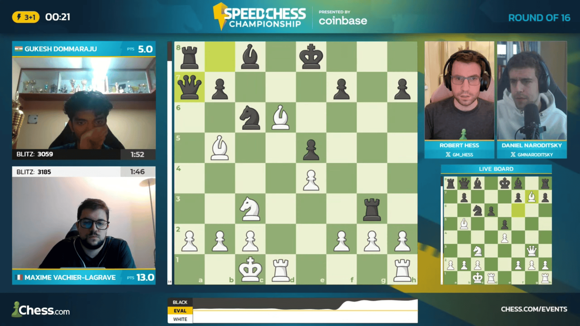 Hikaru Nakamura - Big news today - Magnus Carlsen is joining Chess.com 's  Speed Chess Championship. I talked about him joining and other chess news  today on twitch , including some more