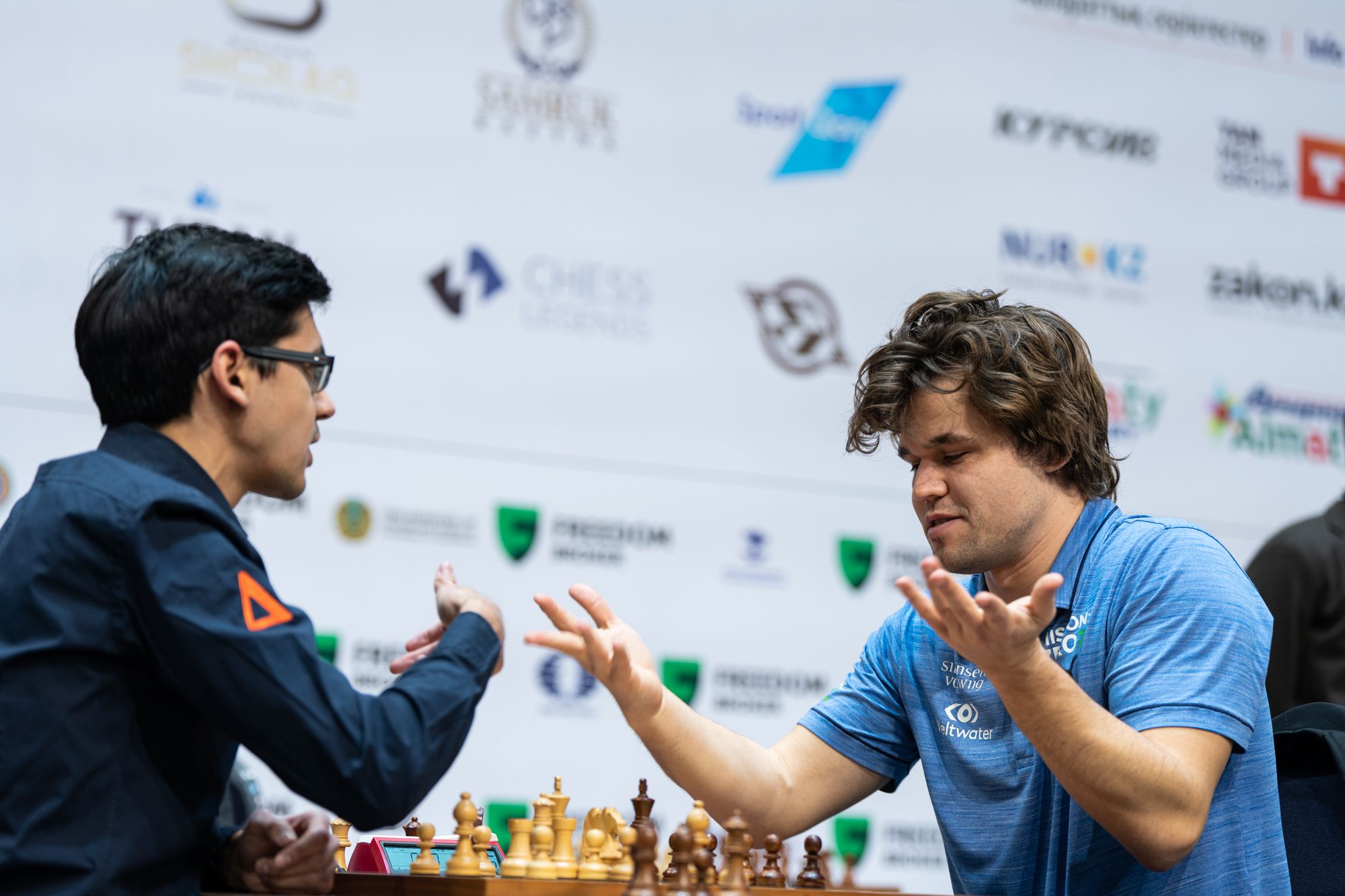 chess24 - Anish Giri on Fedoseev throwing pieces as an 8-year-old