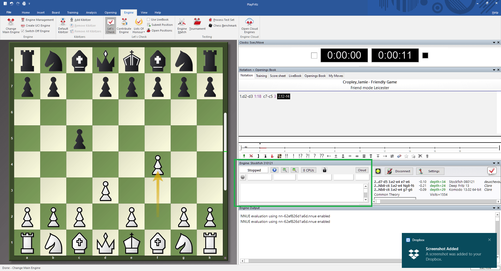 Stockfish 11 as an analysis engine - Chess Forums 