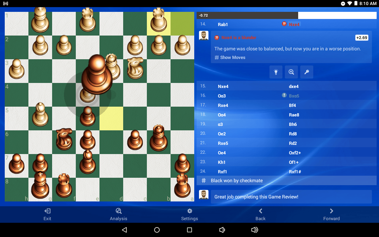 Top view 3d online chess game background for android