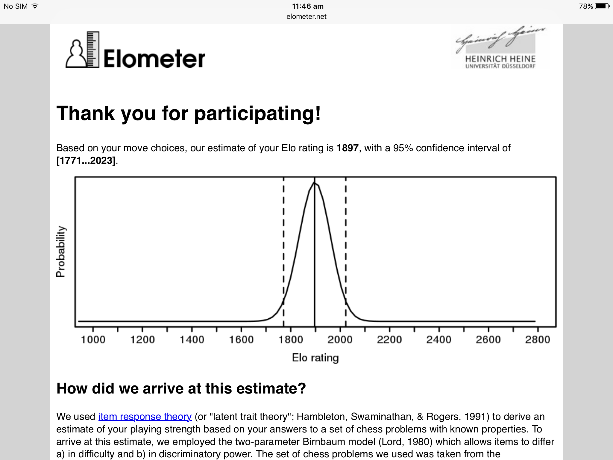 Find your REAL ELO rating: ELOMETER.NET then post here the results - Chess  Forums - Page 7 