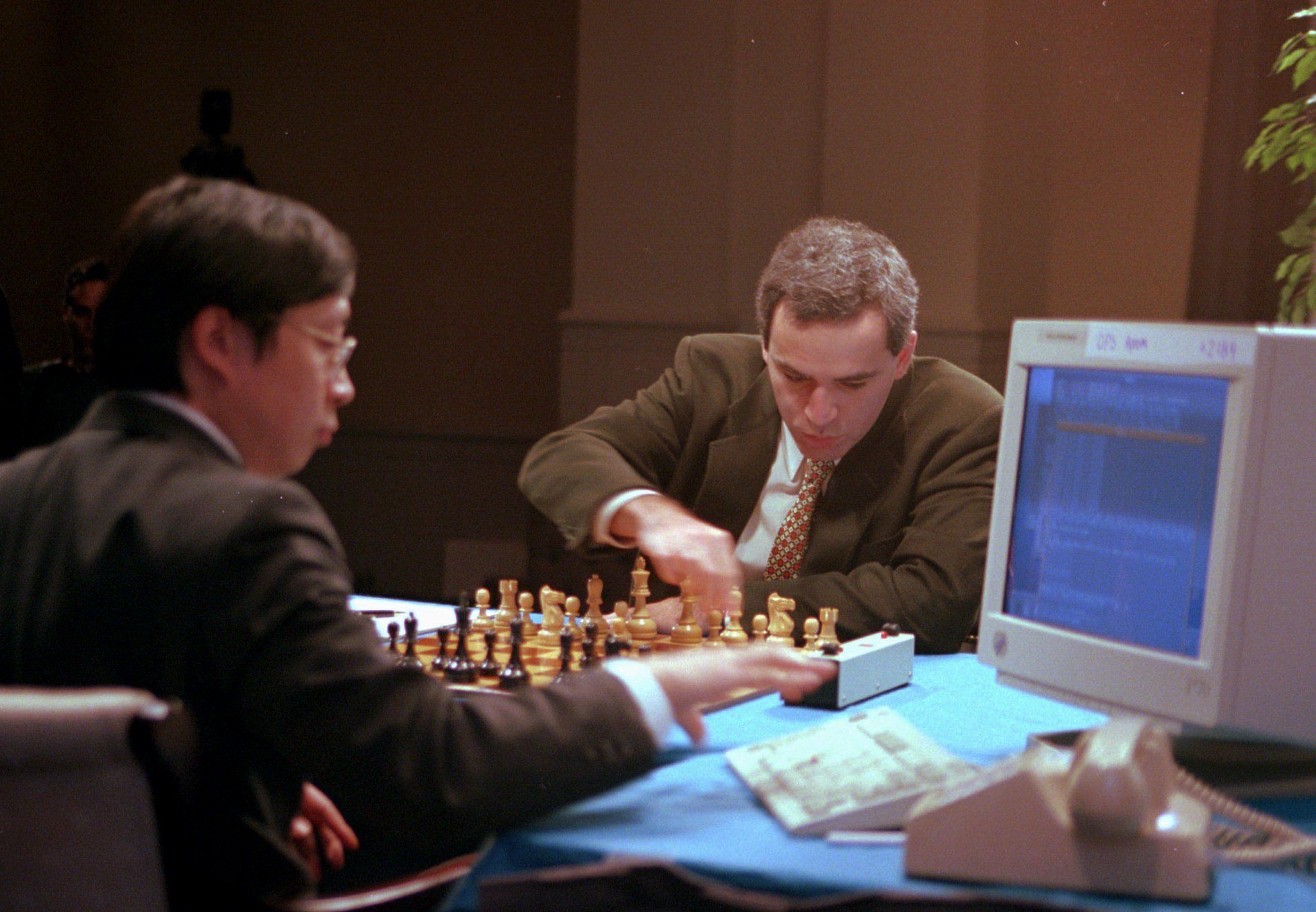 Самые лучшие шахматисты в истории. Каспаров Deep Blue 1996.
