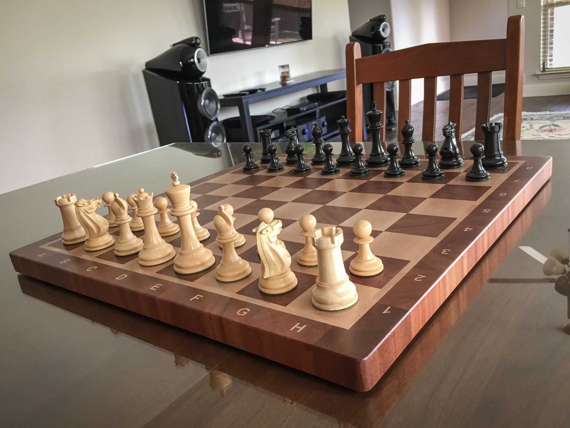 For Sale - MTM Wood Russian Made End Grain Chess Board - Chess Forums 