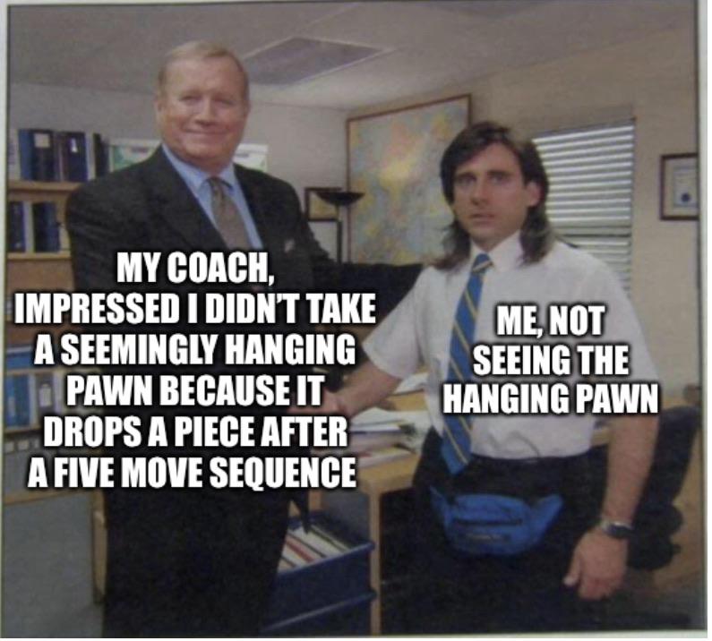 A chess meme based on the US version of the show The Office showed him being praised and promoted without fully understanding what he had done.