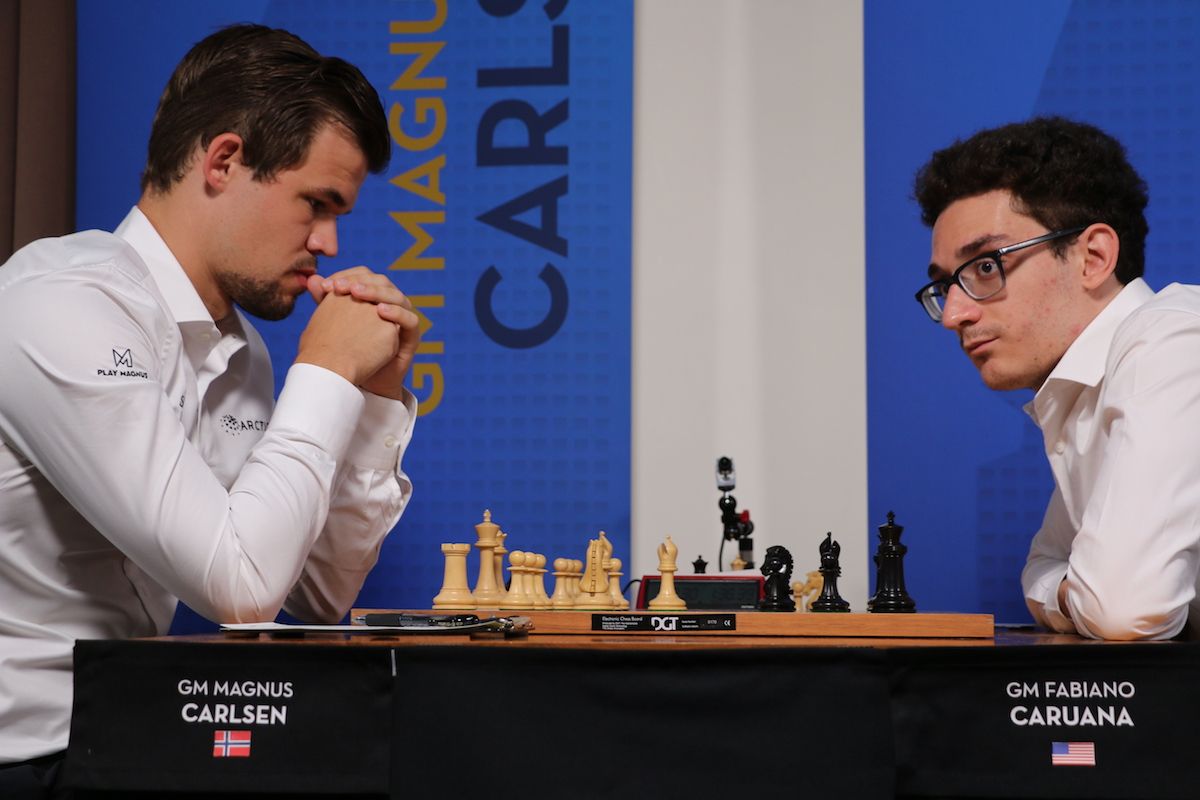 Magnus Carlsen Fabiano Caruana Informação da partida