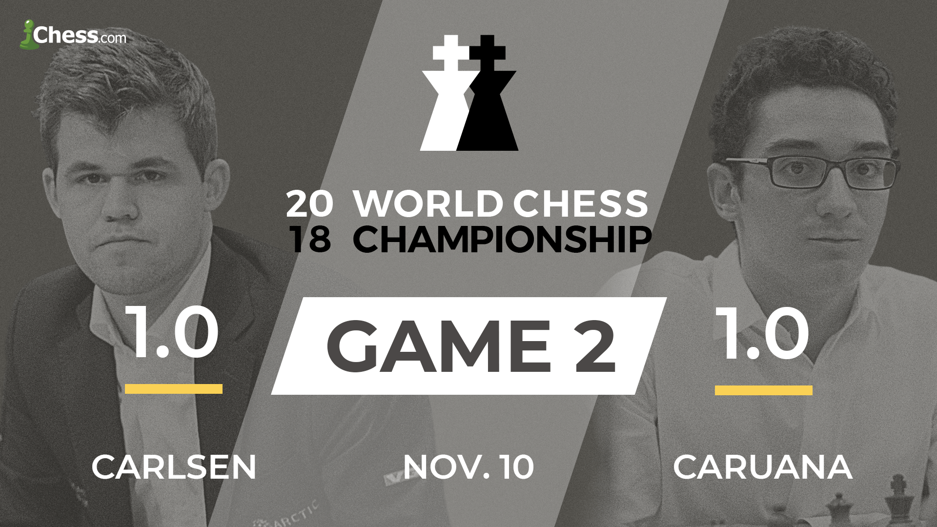 WCC 2018 Rd 2: Black wins the opening battle once again, Magnus