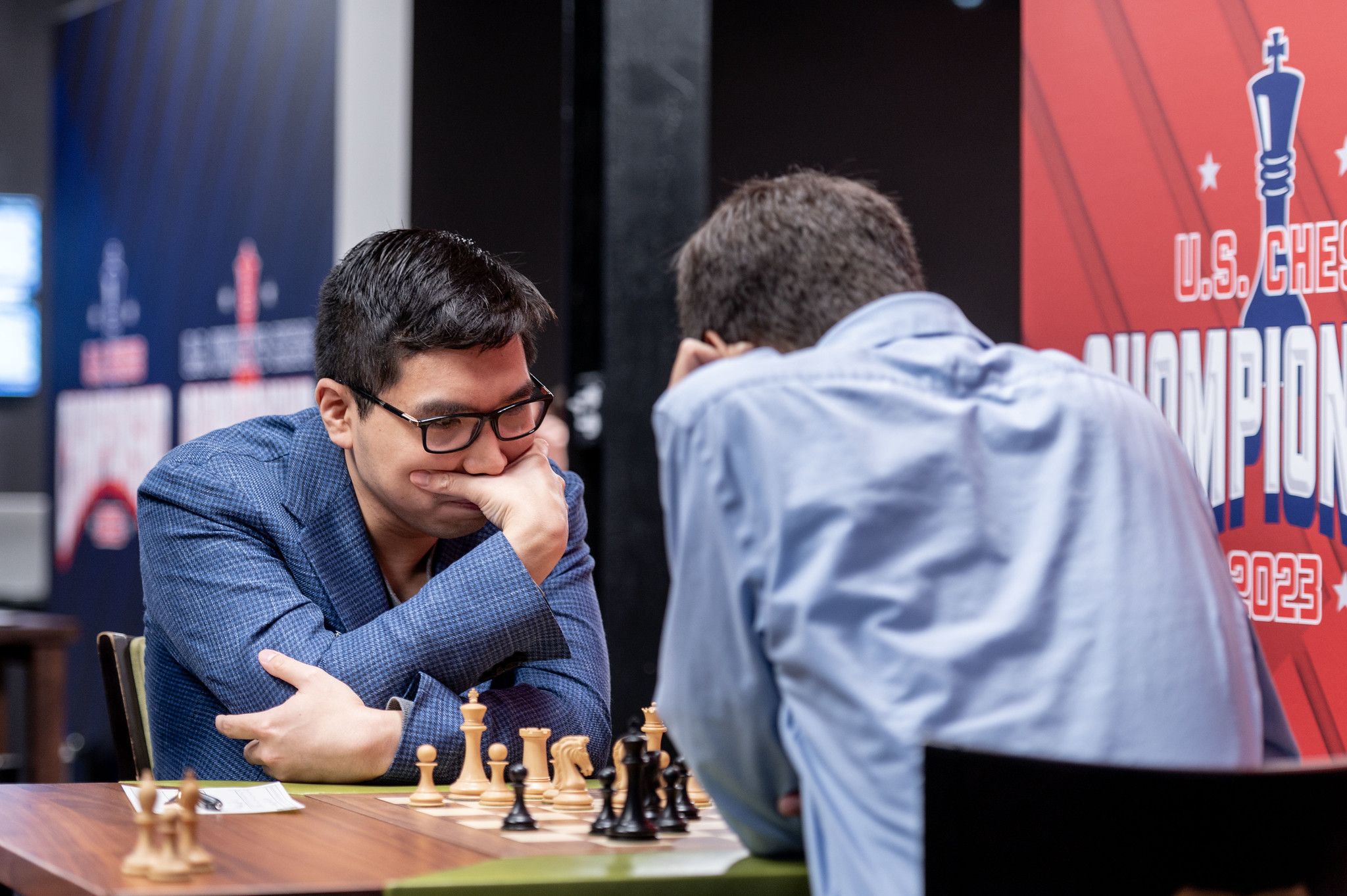 US Chess Championships R9: Leaders Draw, Caruana Wins 