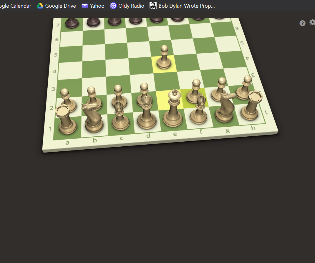 My chess board looks so cool. Why doesn't anyone play on 3d chess